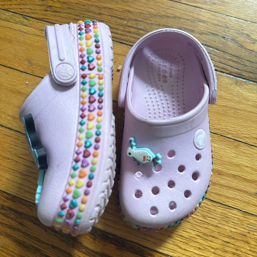 Size 8 Girls Crocs
